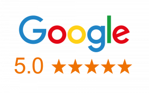 image logo google avec cinq étoiles